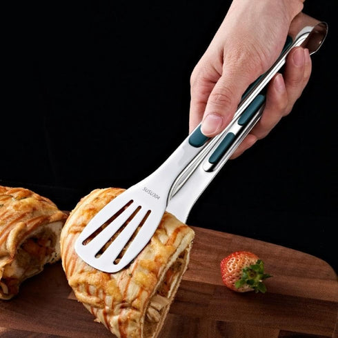 Huakai cooking tongs,kitchen tongs- Stainless Steel Metal, Long, Heavy-Duty, and Ergonomic - Perfect for kitchen, Stainless steel tongs, kitchen g...