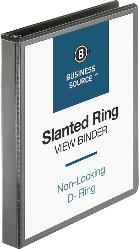 BSN28446 - Business Source Basic D-Ring View Binders...