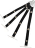4pcs Tape Thong for Tool Belts, Electrical Tape Holder, Black Electrical Tape Hooks Polyester Electrical Tape Chain Strap, Small...