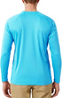 Men's UPF 50+ Rash Guard Swim Shirt Long Sleeve Moisture Wicking Quick Dry Lightweight Wrinkle-resistant Fishing Running, Sea Blue, XX-Large...