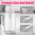 3 Pack Push Down Pump Dispenser Empty Push Top Bottles Containers for Nail Polish Makeup Remover Micellar Water Facial Toner 6.7oz/200ML...