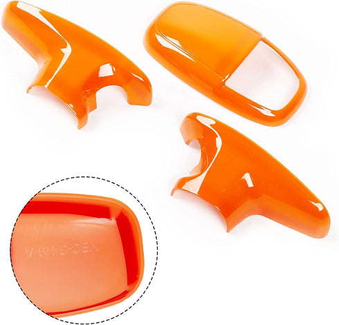 Voodonala for Challenger Charger ABS Gear Shift Shifter Knobs Cover Trim for 2015-2024+ Dodge Challenger Charger Interior Accessories 2018-2024+ D...
