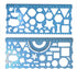 BronaGrand Plastic Templates Drawing Geometric Rulers Triangle Circle Drawing Ruler(Random Color)...