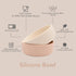 nouka Bowl | 100% Food-Grade Silicone | Comes With A Lip Edge | Non-Slip & Soft | Dishwasher Friendly | Shifting Sand | Size 10 Oz...