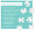 Hygloss Blank Puzzle for Decorating – for DIY Invite, Party Favors, Art Activity – 4 x 5.5 Inches, 16 Pieces - 8 White Jigsaw Puzzles with Envelop...
