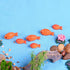 16 pcs Fish Frog Lotus Miniatures Garden Bonsai Mini Ornaments Fish Tank Decors...