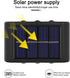 4 LED Waterproof Solar Fence Lights Up and Down, Small Solar Step Light, White Deck Lighting Illuminate Outdoor for Patio Shed Pool...