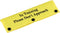 Funny Dog Leash Sleeve in Training Please Don't Approach Dog Leash Wrap Wrap Alert Hanging ID Patch Tag (Don't Approach-YE Sleeve)...