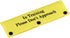 Funny Dog Leash Sleeve in Training Please Don't Approach Dog Leash Wrap Wrap Alert Hanging ID Patch Tag (Don't Approach-YE Sleeve)...