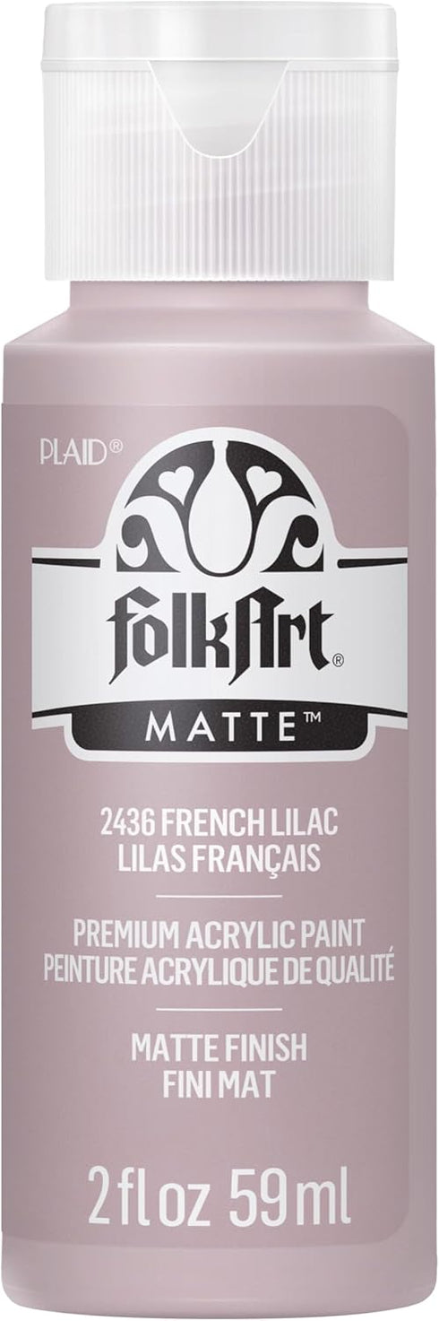 Plaid:Craft, French Lilac FolkArt Acrylic Paint, 2 oz...