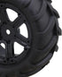 Lovermusic 4PCS 1/16 RC Crawler Truck Off Roader Rubber Tires and Rims, 3.35x1.65inch Rock Climbing Tires...