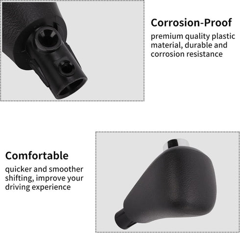 Gear Shift Knob, 54130-SDA-A84ZB, 54130-SDA-A51 Car Gear Shifter Handle Lever for Honda Accord 2003?2006...