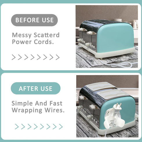 Update Cord Organizer for Appliances, 2 PACK Appliance Cord Organizer Stick on Kitchen Space, Compatible with Kitchen Mixer Accessories, Pressure ...
