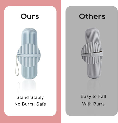 UCEC Toothbrush Travel Case, 8.2 inch Longer Travel Toothbrush Holder Case, Portable Travel Toothbrush Case for Traveling Camping Business Trip Sc...