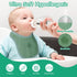 8PCS Muslin Baby Drooling Bibs, Baby Bibs for Infants Girls & Boys, Baby Bandana Drool Bibs Cotton, Waterproof Cotton Baby Bibs, 6 Absorbent Layer...