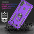 for Galaxy A11 Phone Case, Samsung A11 Phone Case with Screen Protector, Military Grade Protective Cases with Ring for Samsung Galaxy A11 (Purple)...