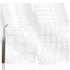 Birllaid Clear Double Sided Adhesive Dots Heavy Duty Transparent Double-Sided Tape Stickers Round &Square Acrylic No Trace Strong Adhesive Sticky ...