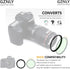95mm to 86mm Step-up Adapter Rings Filter Adapter Black Metal Step Down Filter Ring Adapter Compatible with All Brand UV CPL ND Camera Lens Filter...