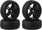 12mm Hub Wheel Rims & Rubber Tires Compatible with RC 1/10 on-Road Touring Racing Drift Car(Pack of 4)...