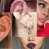 NewZenro 8Pcs Surgical Stainless Steel 16G Sleeper Cartilage Daith Tiny Small Hoop Earrings Mini Septum Hinged Clicker Nose Ring for Women Men Gir...