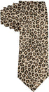 Men's Cool Leopard Skin Necktie Polyester Silk Soft Business Gentleman Tie Necktie...