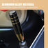 1 PC Car Shift Converter, 7" Alloy Personalized Easy Grip Gear Long Handle with 3 Thread Adapter, Smooth Operation Shift Knob Replacement, Univers...