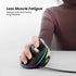 Nulea M504 Wired Vertical Mouse, USB Optical Ergonomic Mouse Wired with 4 Adjustable DPI, 11 RGB Backlight Modes, Compatible for Laptop, PC, Deskt...
