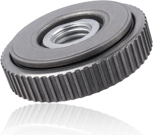 Gear Type Self-Locking Angle Grinder Flange Lock Nuts M14 Thread Quick Release Nut Clamping Equipment Power Tool Accessory, Silver...
