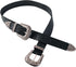 CLARA Women Vintage Western Waist Belt Double Buckle Belt PU Leather Waistband for Jeans Dress...