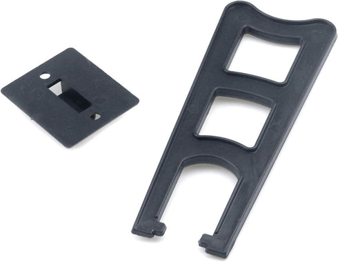 T Tulead Picture Frame, 10 x Black Easel Back Plastic Photo Frame Support, 5.83-Inch, Pack of 10...