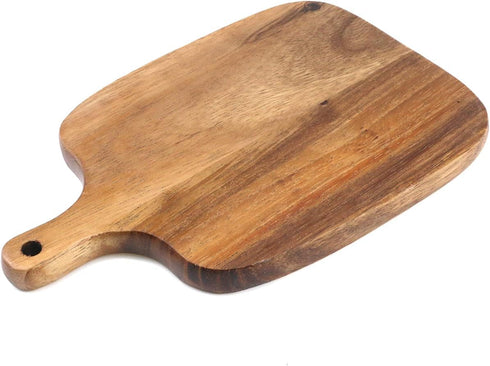 Wood Cutting Board Wooden Kitchen Cutting Boards with Handle for Vegetables Meat Cheese Bread Fruits Acacia Wood Chopping Boards Charcuterie Board...