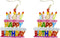 Birthday Earrings for Women Colorful Cake Dangle Drop Earrings Happy Birthday Earrings Celebration Birthday Holiday Party Jewelry Gifts...