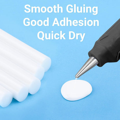 ENPOINT White Hot Glue Sticks Full Size, 8" Long x 0.43" Dia 36 Pack Hot Melt Glue Sticks Bulk, White Adhesive Glue Sticks Standard for Crafting D...