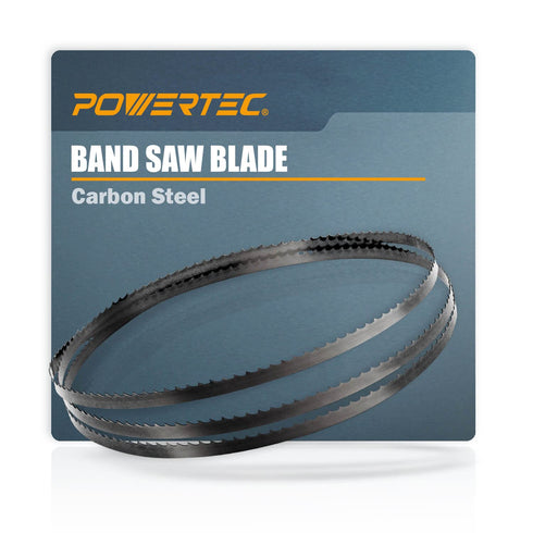 POWERTEC 56-7/8 Inch Bandsaw Blades, 1/4" x 6 TPI Band Saw Blades for Sears Craftsman, Shopcraft, and Duracraft 3-Wheel Band Saw for Woodworking, ...