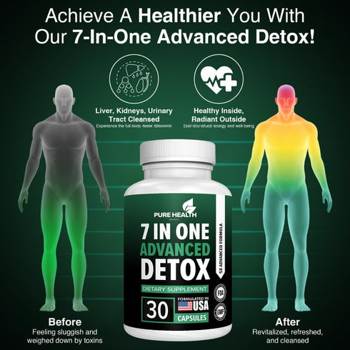 Complete Body Cleanse - Advanced Formula - Detox & Liver Cleanse - Goldeal Root- Burdock Root - Detox & Liver Repair, All Natural Toxins Remover, ...