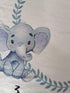 Baby Monthly Milestone Blanket Twins Girl Pink Boy Blue Elephant Newborn Nursery Decor Photo Props Shoots Photography Growing Toddlers Soft Fleece...