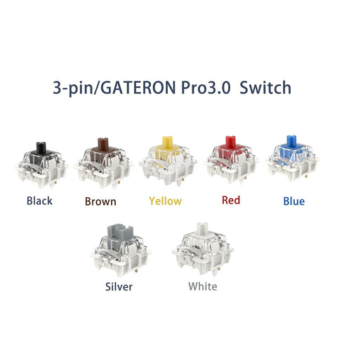 Gateron Series New and Classic Mechanical Keyboard Switches Pack 20pcs...