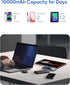 Power Bank 10000mAh Portable Charger 22.5W Portable Phone Charger USB C PD QC3.0 Fast Charge Ultra Slim External Battery Pack with LED Display for...