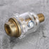 Oiler Lubricator, 1/4" BSP Mini In Line Air Tool Oil Lubricator, Oiler Compressor Pipe Automatic Lubrication for Pneumatic Tool Air Compressor Pip...