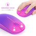 VssoPlor Wireless Mouse, 2.4G Slim Portable Computer Mice with Nano Receiver for Notebook, PC, Laptop, Computer (Gradient Purple)...
