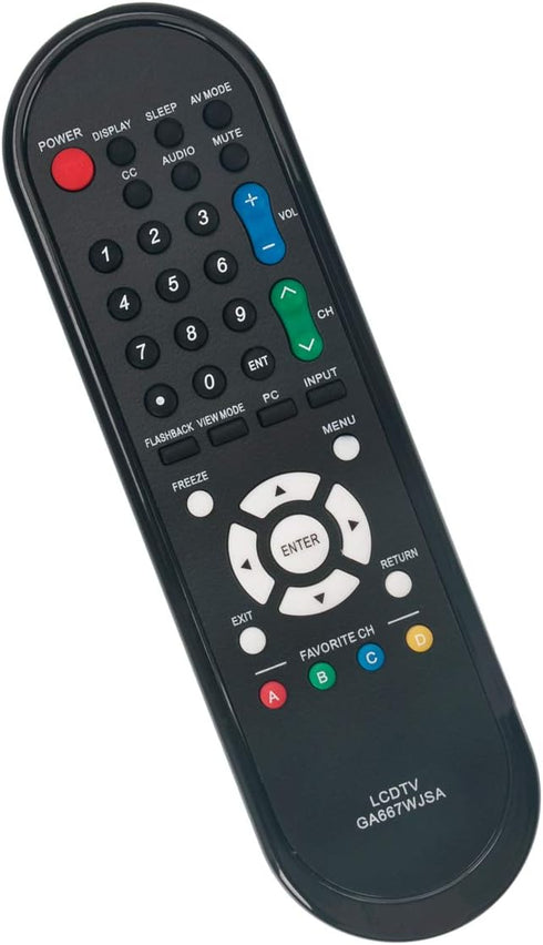 GA667WJSA TV Remote Replacement fit for Sharp Aquos TVs LC-46SB57UN LC-52D78UN LC-52SB55U LC-52SB57U LC-32D44U LC-32D47U LC-60LE550U LC-60LE600U L...