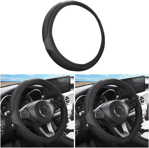 LoyaForba Car Steering Wheel Cover, Universal 14.5-15 Inch, Soft Anti-Slip Neoprene Protector for Steering Wheel, Breathable Odorless and Elastic ...