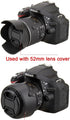 Camera Lens Hood Compatible for Nikon D3500 D7500 D850 w/AF-S NIKKOR 50mm f/1.4G & 50mm F1.8G Lens (Replace HB-47)...