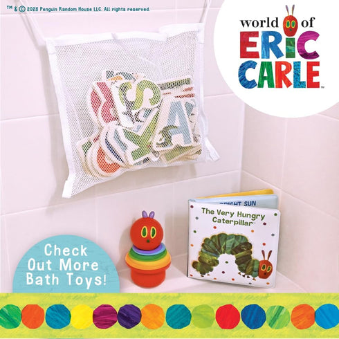 Kids Preferred World of Eric Carle The Very Hungry Caterpillar 6 Inch Vinyl Bath Book Bath Tub Toy Perfect for Water Play and Learning for Ages 0+...