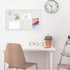 Beige White 28"x16" Large Cork Board with 50 Push Pins & Sticky notes, Self-Adhesive Bulletin Board No Damage for Wall, Felt Pin Board for Paste N...