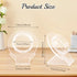 12 Pcs Acrylic Bracelet Displays Stands Clear Jewelry Display Holder Bangle Organizer Rack Bracelet Storage Showcase for Home Store...