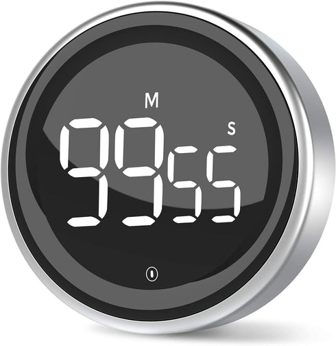 Timers, Digital Kitchen Timer Magnetic Countdown Countup Timer with Large LED Display, LIORQUE Timer for Classroom Cooking Fitness, Easy for Kids ...