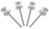 4Pcs Universal Baby Gate Threaded Spindle Rod, M8 (8mm) Replacement Bolt Part for Pet Pressure Mounted Safety Gates, Extra Long Baby Tension Gate ...
