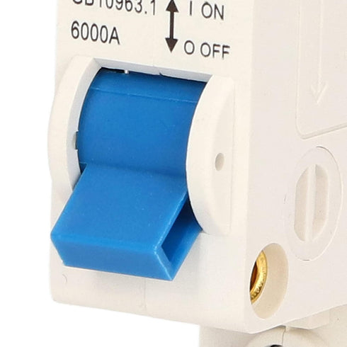 C20 1P Miniature Circuit Breaker, MCB DIN Rail Mounting Isolator 230V 400V 20A Low Voltage with Switch 6000A High Segment Capability, for Lighting...