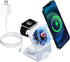 Wireless Charger Charging Station Magnetic 3 in 1 Charging Station for Apple Multiple Devices for Apple -15/14 Pro Max, iWatch Ultra/8/se/7/6/5/4/...